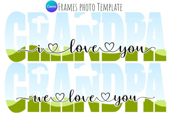 Celebrate Grandpa: A Customizable Canva Frame
