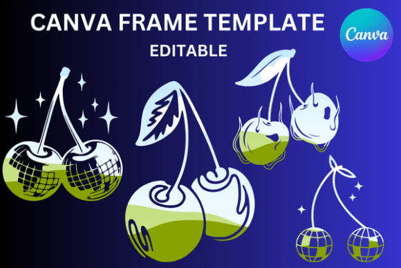 Cherry Disco Canva Frame: Your Creative Edge