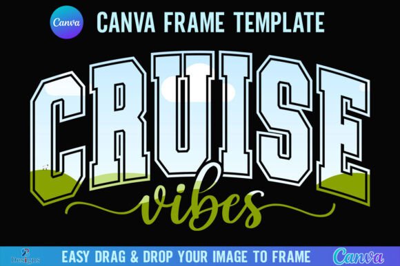 Cruise Vibes Canva Frame: Effortless Summer Vacation Design