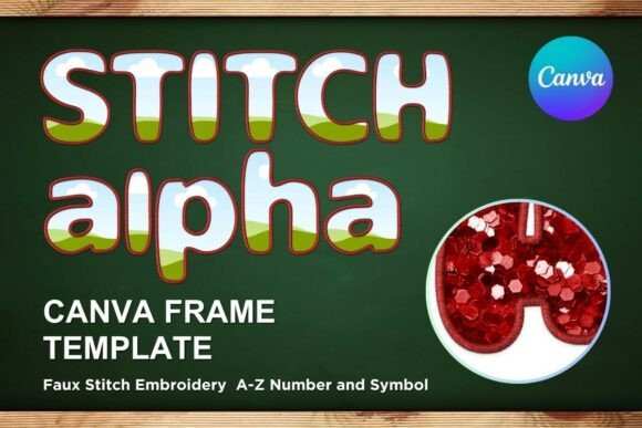 Faux Embroidery Canva Frame Letters: A Designer's Guide