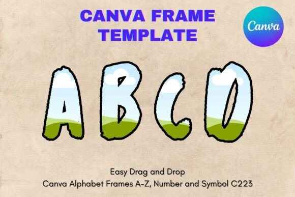 Master Sublimation Design with Canva Letter Frames