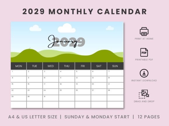 Organize 2029 with a Custom Canva Frame Calendar