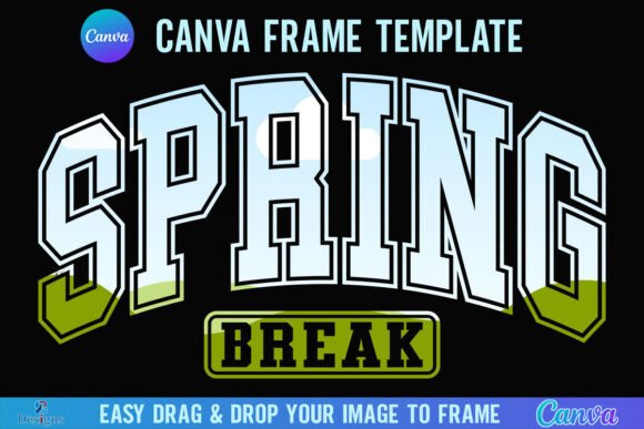 Spring Break Canva Frame Summer Varsity: A Designer’s Guide