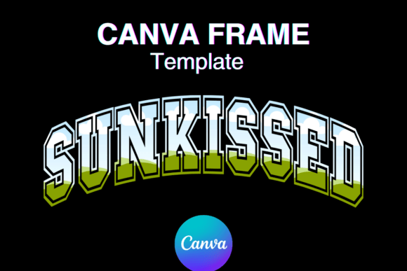 Sunkissed Canva Frame: Summer Varsity Design Guide