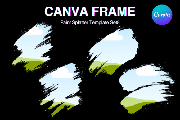 Unleash Creativity with Paint Brush Brush Stroke Canva Frame_8