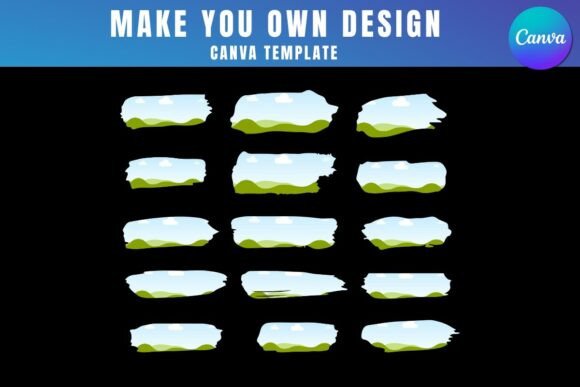 Unleashing Creativity with the Rainbow Brush Stroke Canva Template