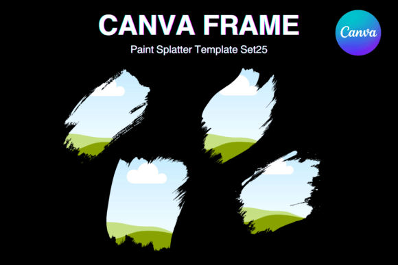 Unlock Artistic Flair with Paint Brush Brush Stroke Canva Frame_25
