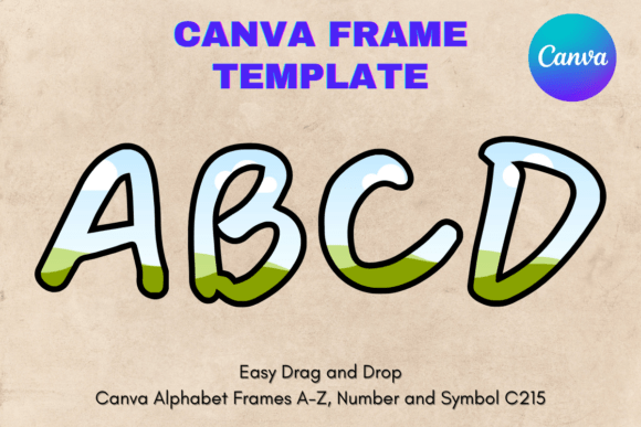 Unlocking Creativity with Canva Letters Frame Alphabet Template215